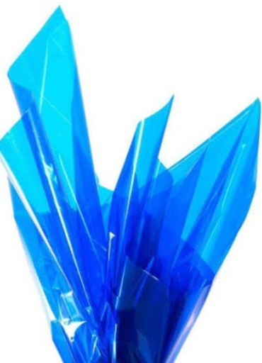 PAPEL CELOFAN COLOR AZUL 