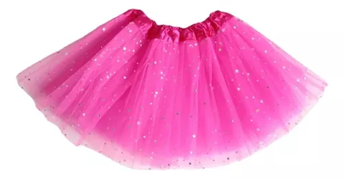(HALLOWEEN) FALDA PARA NIÑA ROSA BRUJA