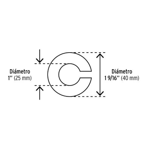 GUASA/ARANDELA DE PRESION 1" (GUP1)