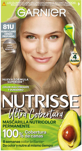 NUTRISSE TINTE #81U RUBIO CLARO CENIZO PROFUNDO