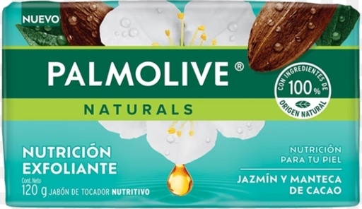 PALMOLIVE JABON JAZMIN Y MANTECA DE CACAO 120 G