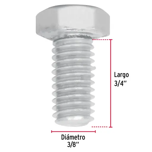 TORNILLO 3/8" X 3/4" (TO9)