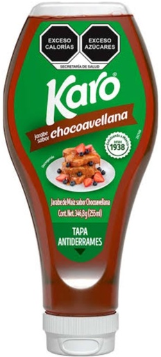 KARO JARABE SABOR CHOCOAVELLANA 346.8 G 