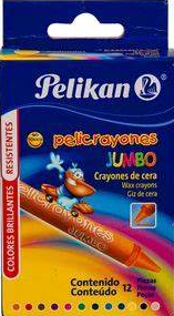 PELIKAN CRAYONES JUMBO 12 PIEZAS 