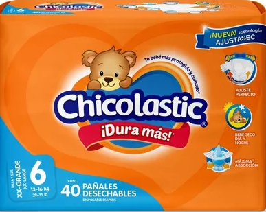 CHICOLASTIC E6 40 PAÑALES