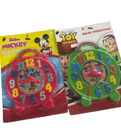 RELOJ PARA NIÑOS MICKEY Y TOY STORY (JUGUETE)