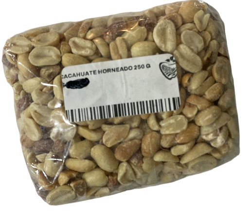 CACAHUATE HORNEADO SIN CASCARA 250 G