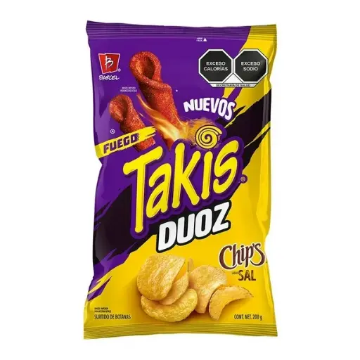 TAKIS DUOZ CHIPS SAL 70 G