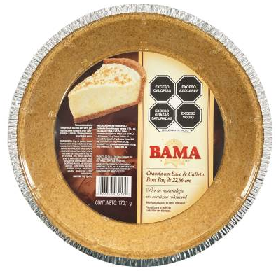 GREAT VALUE CHAROLA CON BASE DE GALLETA 170 G